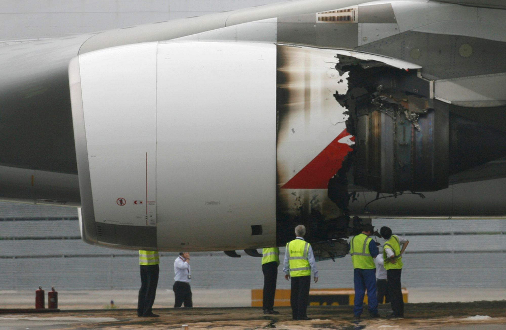 EASA mener det er sannsynlig at motorhavariet på Qantas-flyet i forrige uke skyldtes oljebrann.