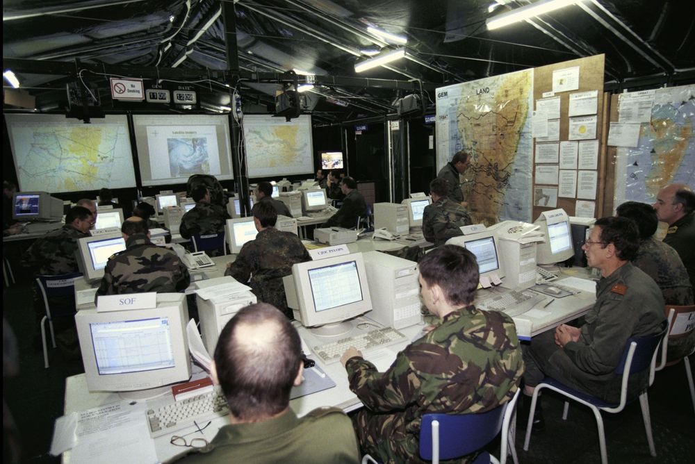 HOVEDKVARTER: Forsvaret og Geodata AS har undertegnet en rammeavtale for bruk av geografiske informasjonssystem (GIS). Forsvar i nettverk er på vei. FOTO: US ARMY