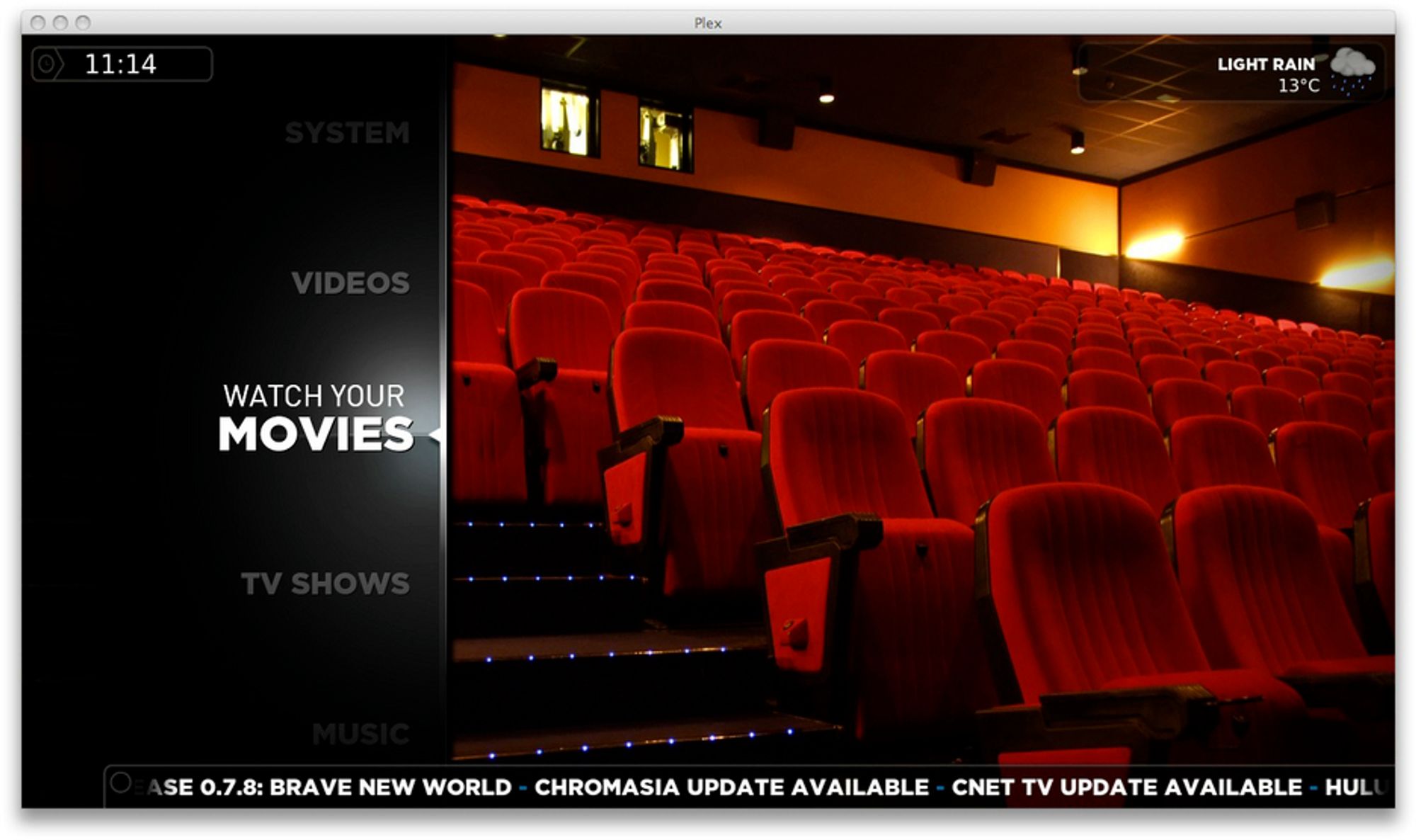 Plex gjør det enkelt å se film fra lokal disk eller Internett.