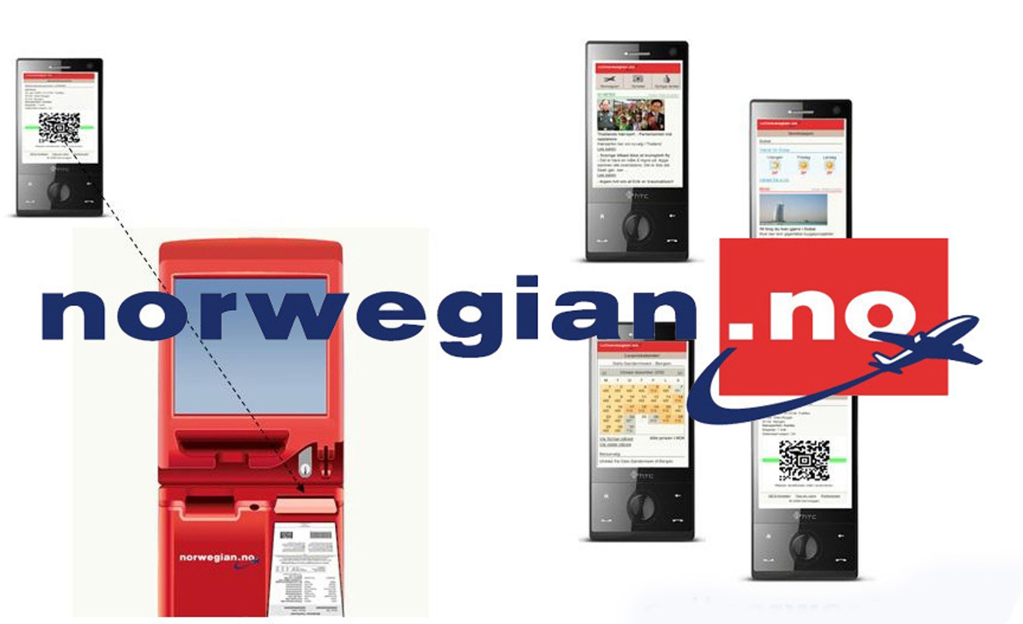 Norwegians nye mobilportal skal la deg bestille billetter direkte via mobilen. Og etterpå kan du bruke mobilen som billett.