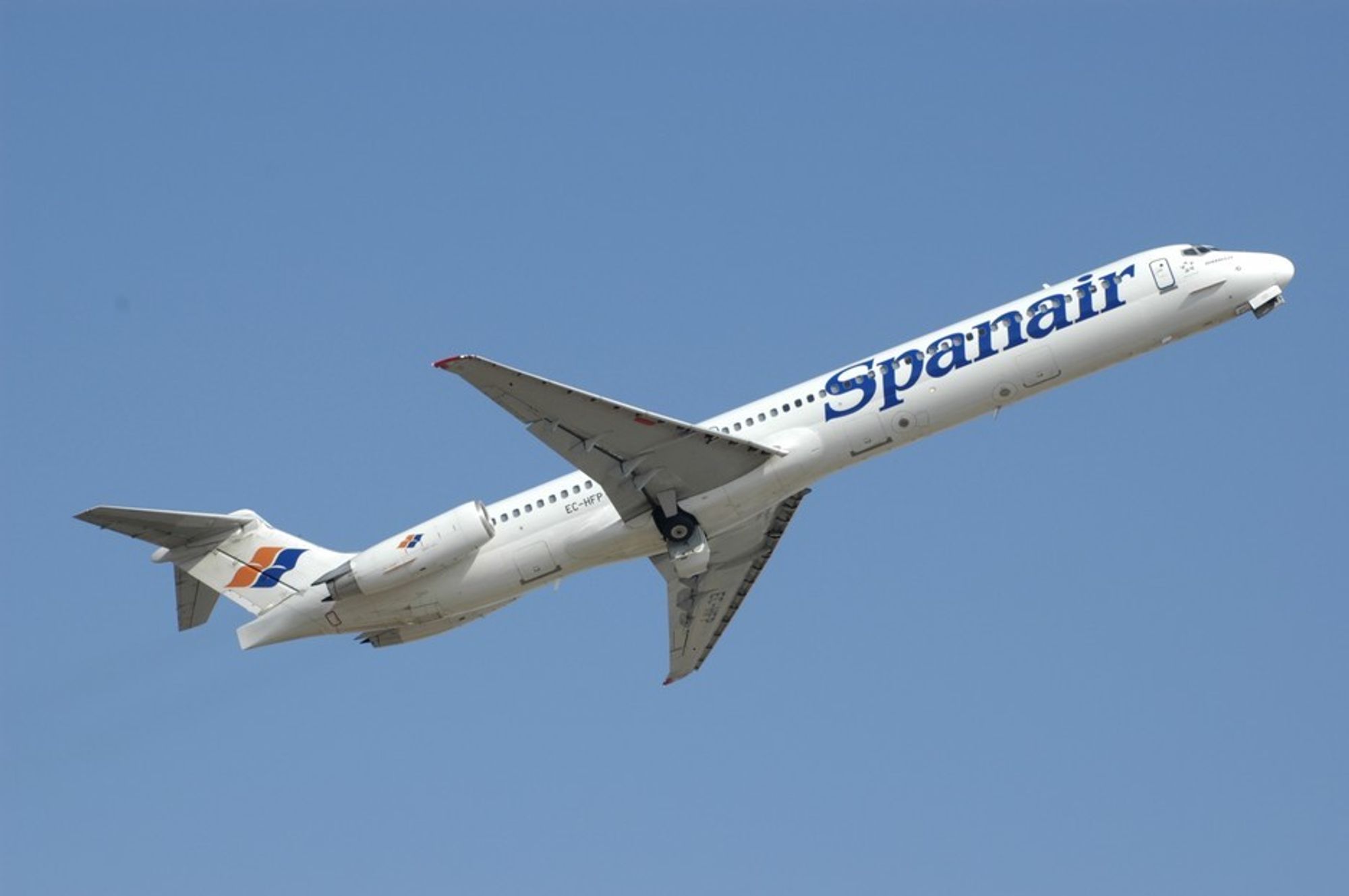 Det var et spanairfly av denne typen, MD-82, som styrtet i Madrid.