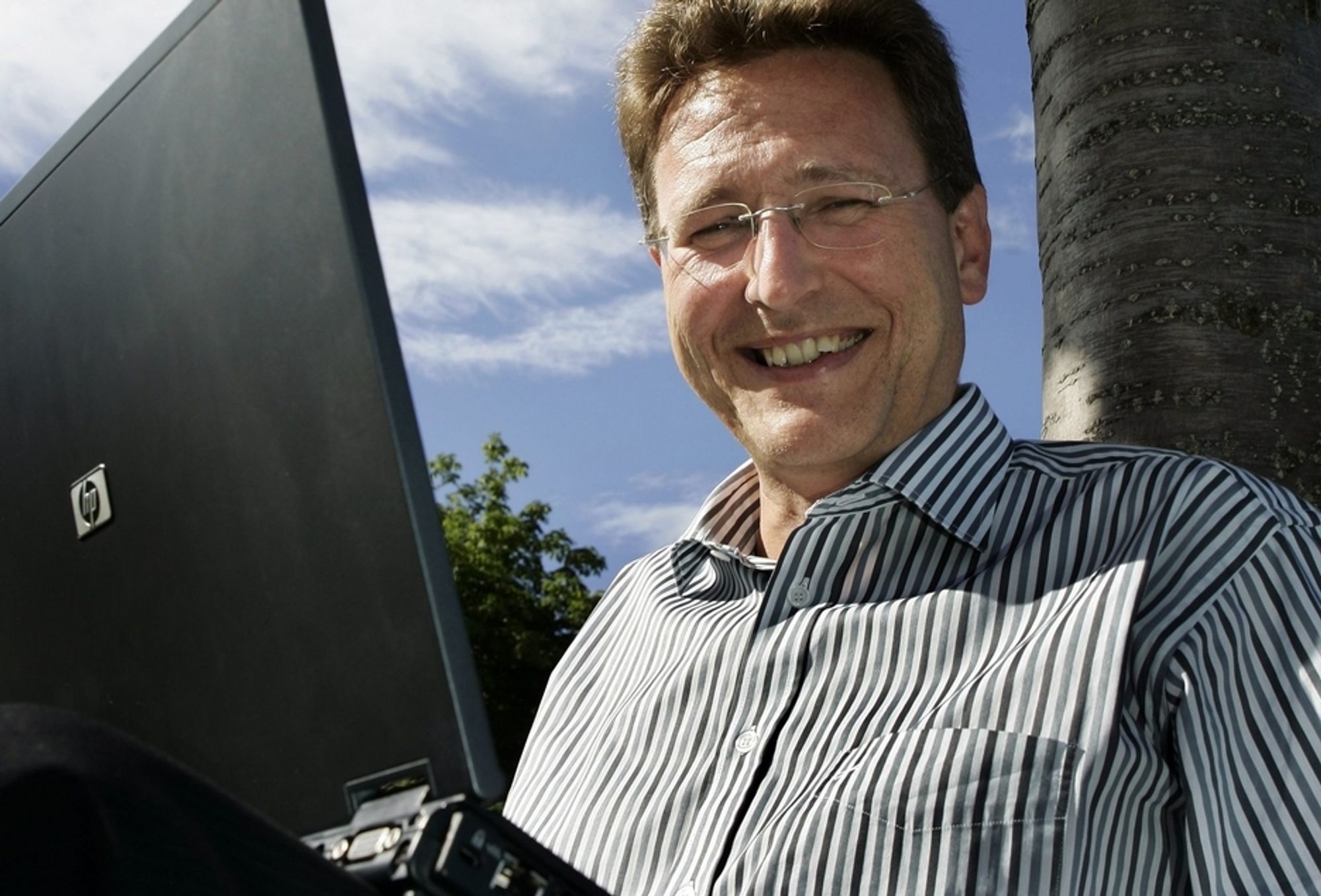 ØKER. Matthias Peter og Ice.net har nå 25 000 kunder på mobilt bredbånd.