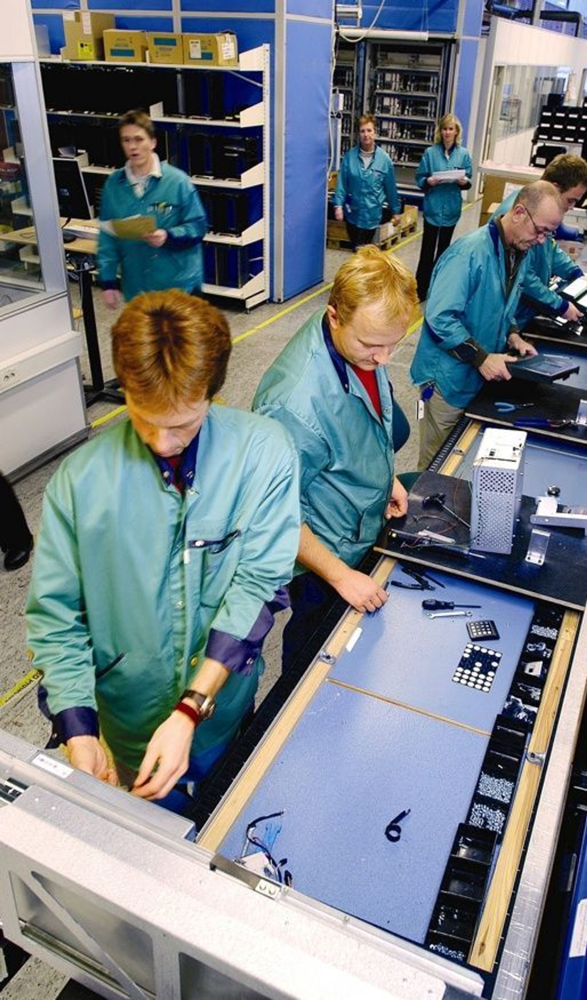 KONSENTRERT: Kitron vil etter nedleggingen av produksjonsvirksomheten på Kongsberg få ett sterkt produksjonsmiljø for forsvarsrelatert elektronikk i Arendal. FOTO: KITRON