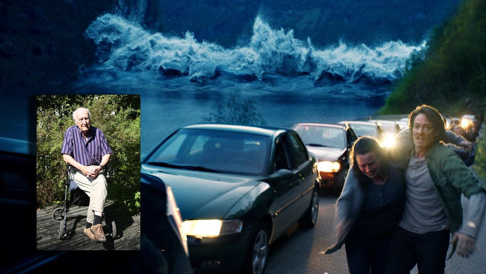 I fiksjonsfilmen &quot;Bølgen&quot; inntreffer det fryktede skredet i Åkneset, som igjen fører til en gigantisk flodbølge. 