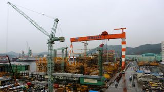 Verftet i Sør-Korea somler: Storutbygging i Nordsjøen blir utsatt