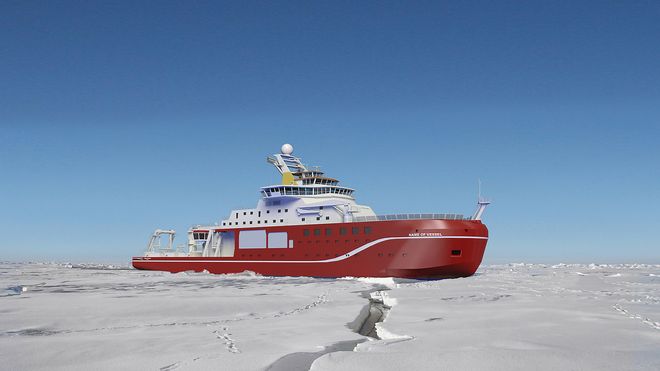 Britisk polarskip får norsk design. Og det kan bli mer