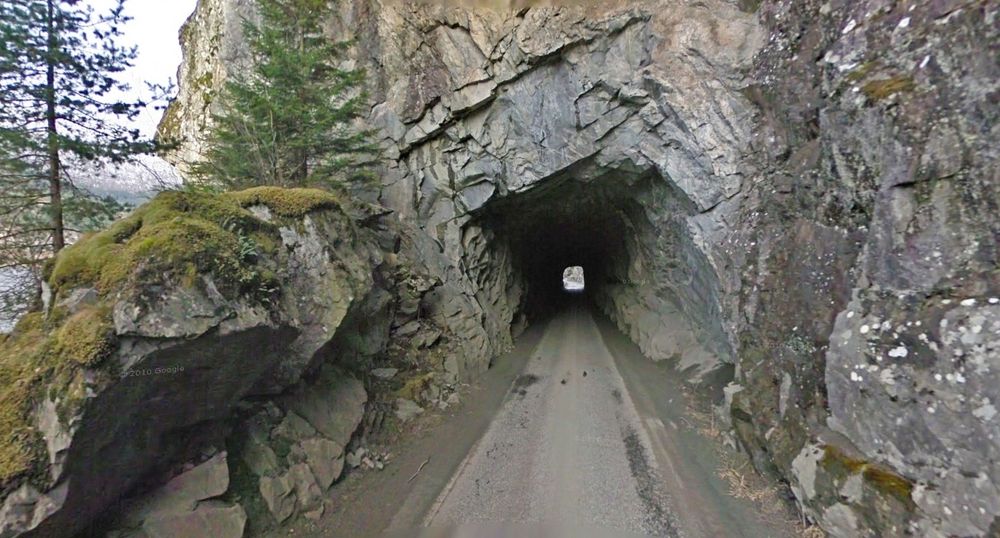 Denne tunnelen har en årsdøgntrafikk på over 1 000! Om sommeren er trafikken mer enn det dobbelte, men ikke sommeren 2018. Da har den endelig fått avløsning. (Foto: Google).