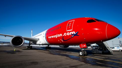Norwegians nye Dreamliner landet på Gardermoen