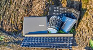 Sammenbrettbare tastaturer