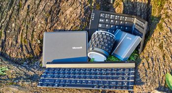 Sammenbrettbare tastaturer