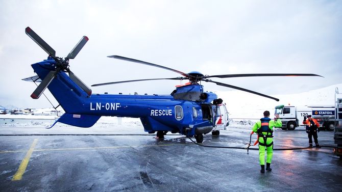 Tidligere fløy Bristow redningstjeneste i Hammerfest med H225 Super Puma.