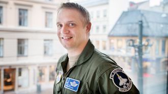 Martin Tesli er sjef for det norske personellet på Luke AFB i USA.