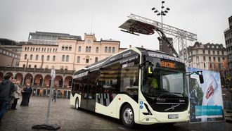 Volvo har vist fram elbussen sin, men har så langt ikke vunnet noen av elbusskontraktene i Norge.