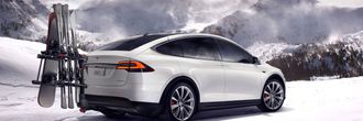 Tesla Model X leveres med hengerfeste som standard.