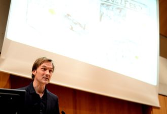 Jan Thoresen på NONAs debattmøte vinteren 2015.