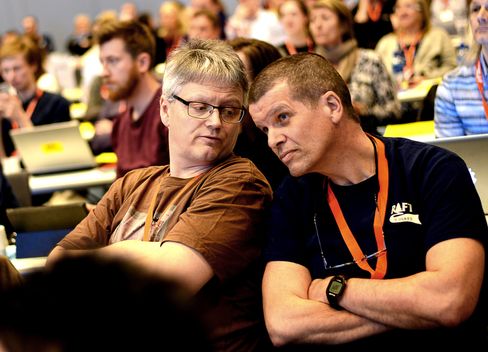 GUNNAR KAGGE (t.h.) - ble valgt ut av landsstyret.