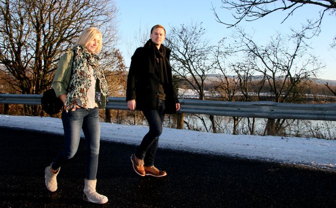 Nordre Aker Budstikke er på vei mot suksess i byen ingen klarer å drive lokalavis: Journalist Kristin Tufte Haga og redaktør Karl Andreas Kjelstrup.