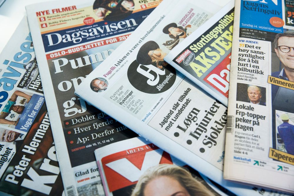 Opplagstall norske aviser 2019