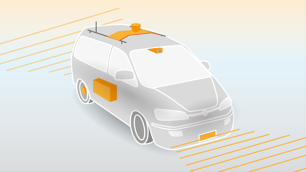 Førerløse biler består av et sett med sensorer, en datamaskin med nødvendig programvare, og mulighet til å ta styring på gass, brems og styring.