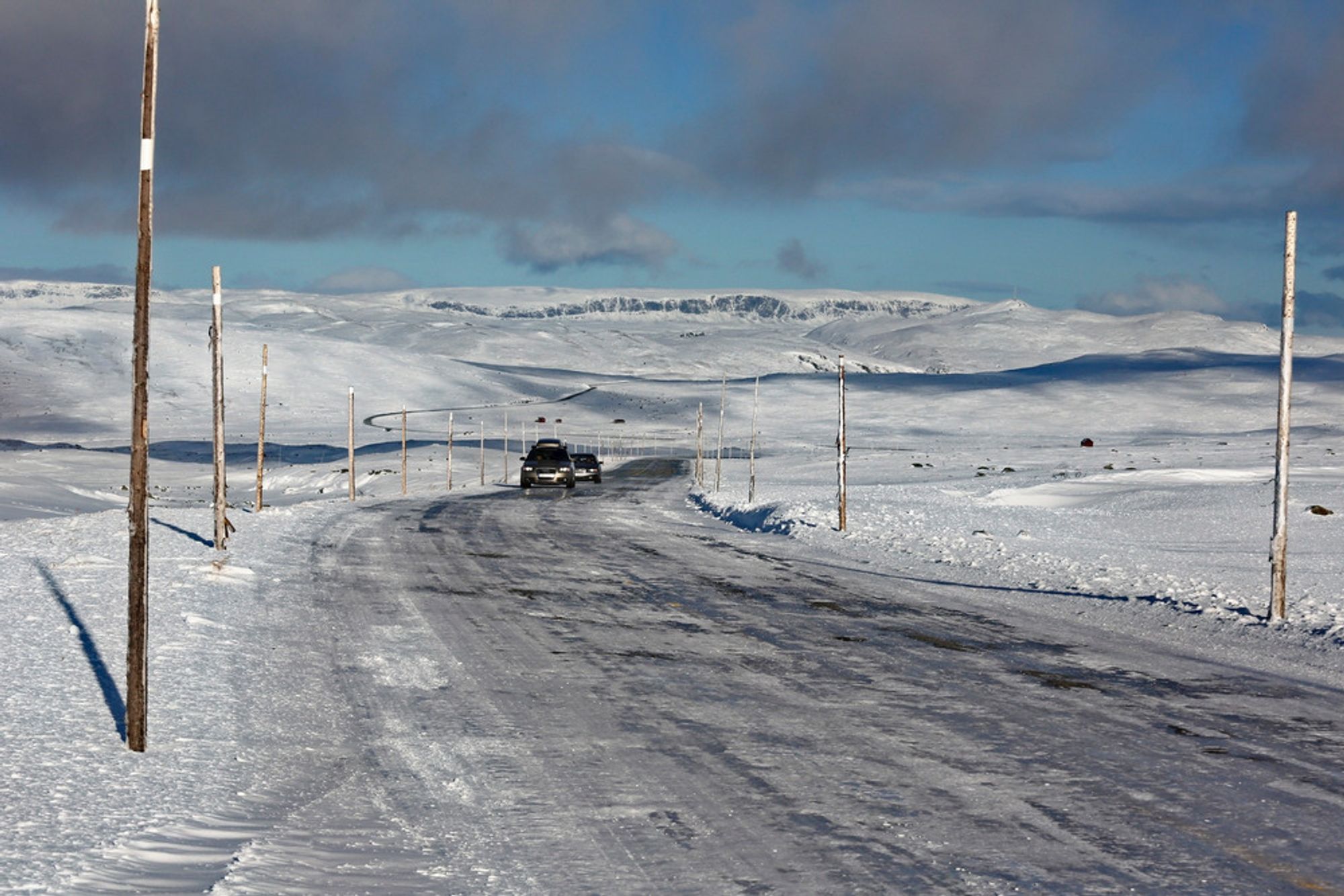 Harnangervidda er en av fire fjelloverganger som allerede denne vinteren tar Nødnett i bruk.
