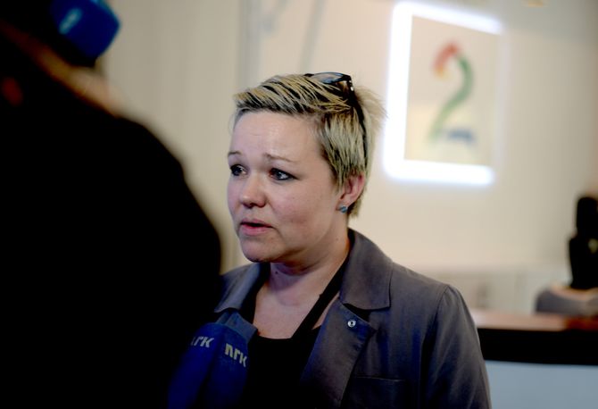 Klubbleder Henrikke Helland i TV 2.