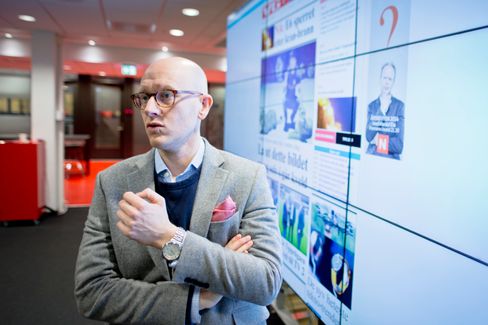 Digitalredaktør Ola Stenberg i VG