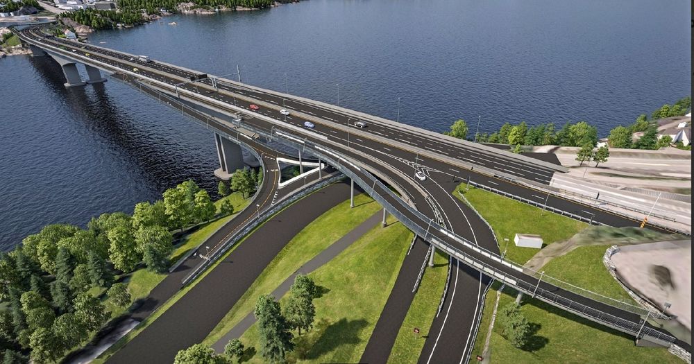 Slik vil Varoddbruaene se ut sommeren 2020. Anbudsåpningen ga ingen avklaring om hvem som skal bygge den nye brua.