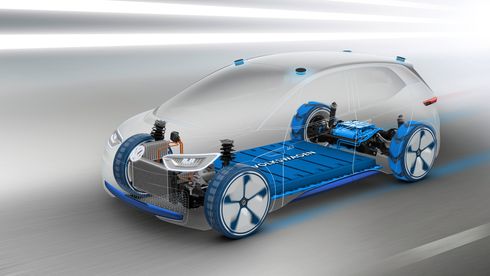  Volkswagen ID er den første elbilen på Volkswagens MEB-plattform. 