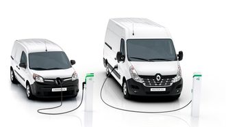 Renault Kangoo og Master i elbilutgaver.