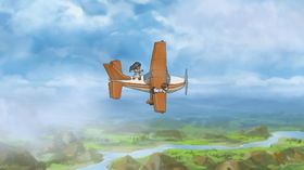 Vi vet ikke nøyaktig hva Colin ønsker seg i Finding Paradise, men det kan tenkes det har noe med flying å gjøre.