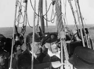 Siden 1920-tallet samarbeidet Luwig Wecihmann tett med norske meteorologer - fra 1940 var han en representant for den yske okkupasjonsmakten. Bildet er fra en luftballongundersøkelse i 1933.