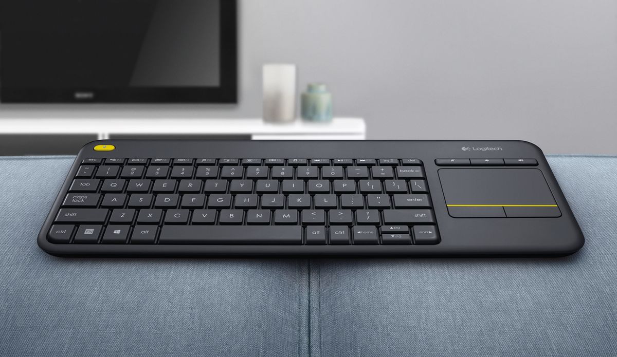 Logitech Wireless Touch Keyboard K400 Plus Best pris på Logitech Wireless Touch Keyboard K400 Plus