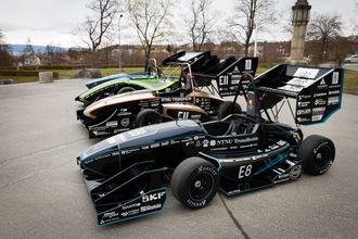 Studentorganisasjonen har deltatt i Formula Student med egenkonstruerte racerbiler siden 2011.