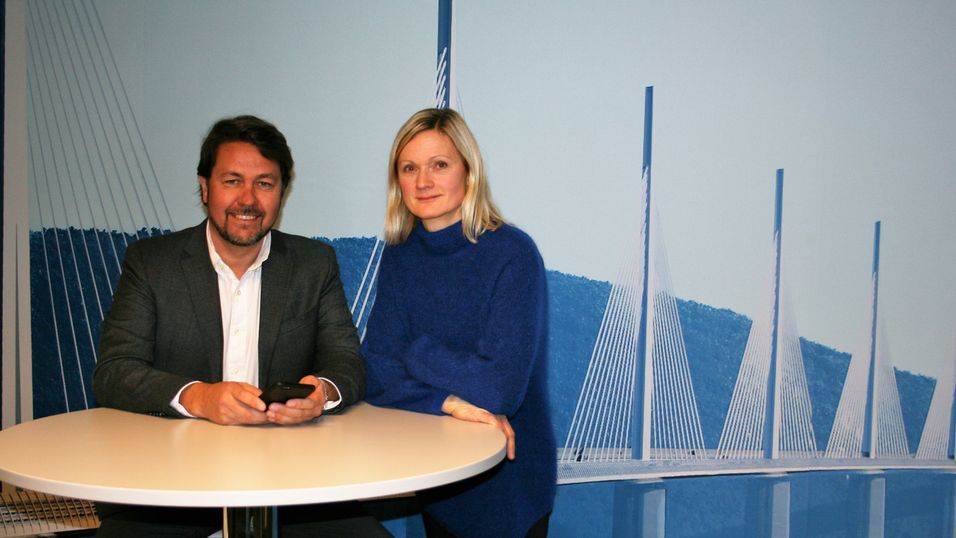 Administrerende direktør Arild Hustad og innovasjons- og teknologidirektør Hanne Løvstad vil gjøre Link Mobility størst i Europa.