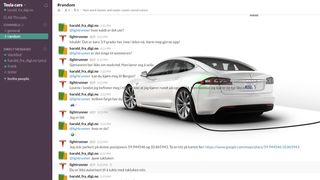 Nytt Tesla-hack: Chatter med bilen via Slack