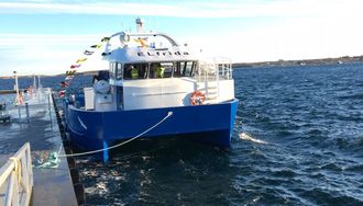 Verdens første batteridrevne arbeidsbåt for havbruk, ELfrida, ble levert i februar i år.
