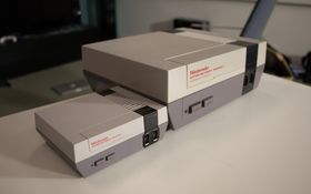 Så stor er den sammenlignet med en vanlig Nintendo.