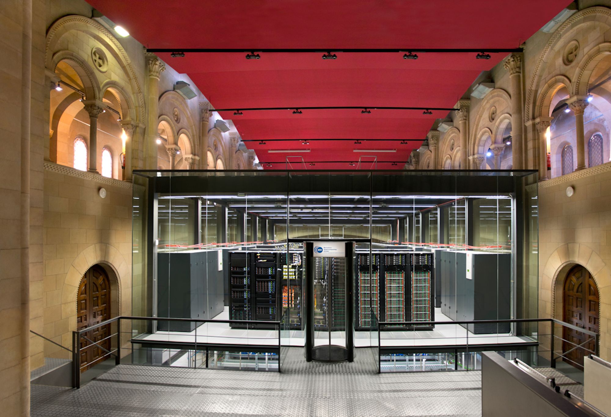 Det er langt fra alle datahaller som ser så fine ut som denne i Barcelona.