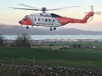 Det var dette helikopteret som havarerte utenfor vestkysten av Irland natt til tirsdag 14. mars.