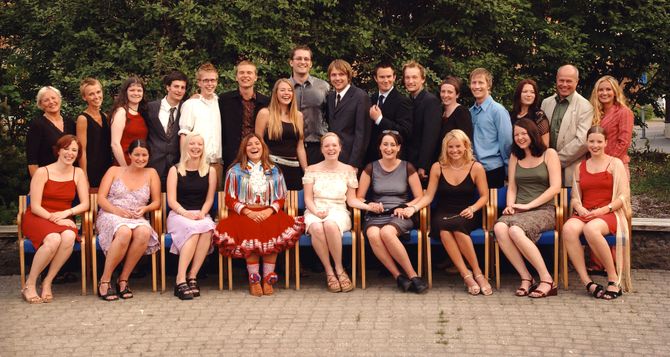 Journalistutdanninga i Bodø i 2000-02. Foran: Ingeborg Volan, Åste Dahle, Heidi Ingeborg Mehli, Inger Elin Kristina Utsi, Karianne Sørgård Olsen, Iris-Karine Lyngmo, Anne Nordskog, Mari Tolstad og Kathinka Brødreskift Høyden. Bak: Turid Ringstad, Svanhild Naterstad, Mariann Skau, Ole Kristian Åset, Eystein Fiskum Hansvik, Stian Fjelldal, Anne Torhild Nilsen, Eivind Andres Lid, Håvard Hagene Egge, Carl Ole Marken, Jann Asbjørn Christiansen Post, Anne-Inger Borstad, Rikard Marthinussen, Mona Bromander, Leif Klæboe og Linda Reinholdtsen. (Ikke til stede: Sara Marja Magga)