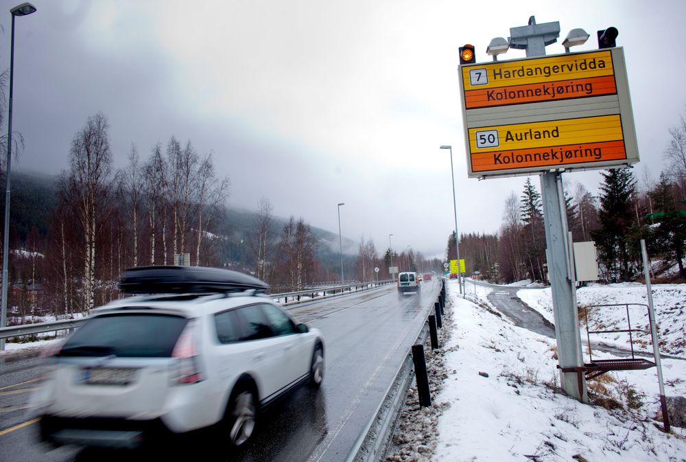 Riksvei 7 over Hardangervidda er blant de tre valgte vegene.