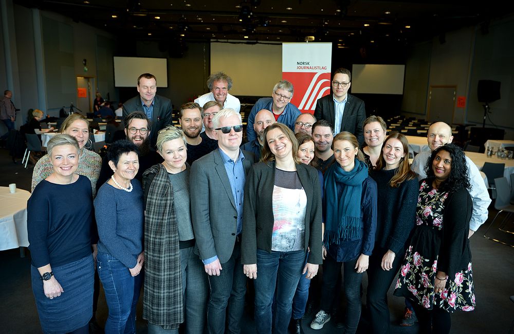 Landsstyret i Norsk Journalistlag. For ordens skyld er det Arbeidsutvalget i NJ som har skrevet kommentaren.