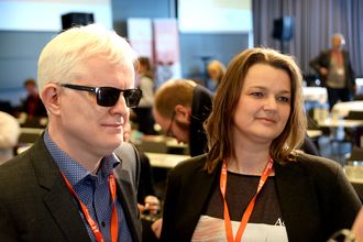 Nestleder Dag Idar Tryggestad og leder Hege Iren Frantzen i Norsk Journalistlag