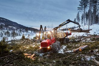 I Sverige og Finland klarer de å ta ut 80 prosent av den årlige gjenveksten i skogen. Her i landet klarer vi bare 40 prosent.