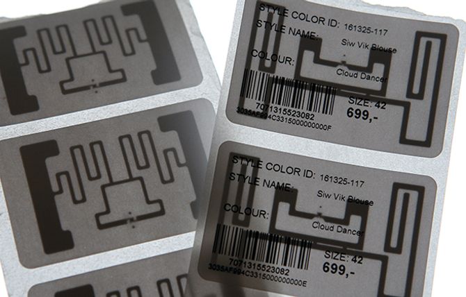 Slik kan en RFID-brikke se ut.
