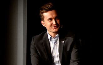 Hans Christian Kaurin Hansson, her under Svarte Natta-konferansen i 2015.