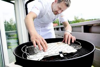 FISKERIST: Gjer fiskegrilling til ein leik.