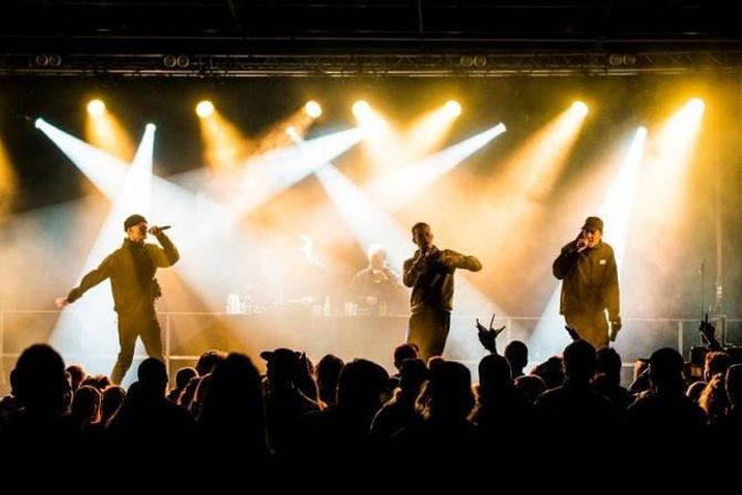 KONSERT: På kvelden var det konsert.