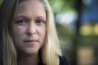 SKEPTISK: Linn Herning i For velferden meiner det er uærleg av oppkjøpsfond å framstille seg som norske, utan å samstundes fortelje at dei er registrerte i utlandet.