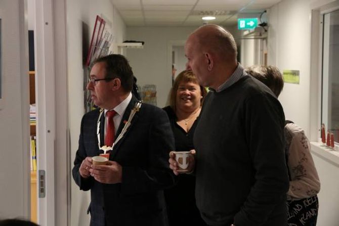 FEKK ROS: Prosjektleiar Arne Kjos fekk mykje ros for den strenge budsjettdisiplinen og det gode resultatet. Arkiv